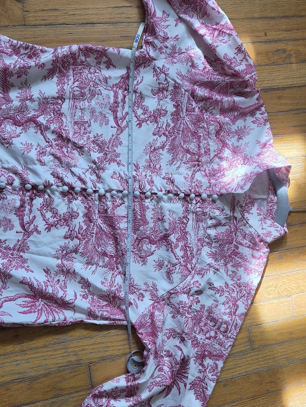 Pink Toile Dress - Picture 4 of 8